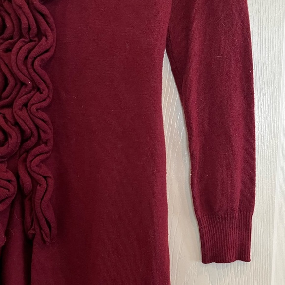 NEW YORK & CO ruffle trim sweater - Picture 5 of 7